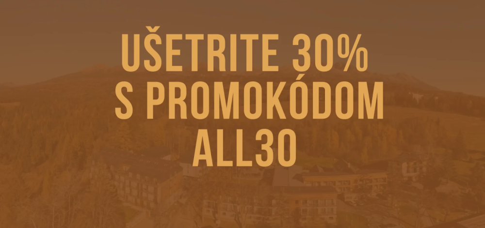 Promokód ALL30 - zľava 30%